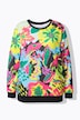 Sweatshirt, Blumenmuster