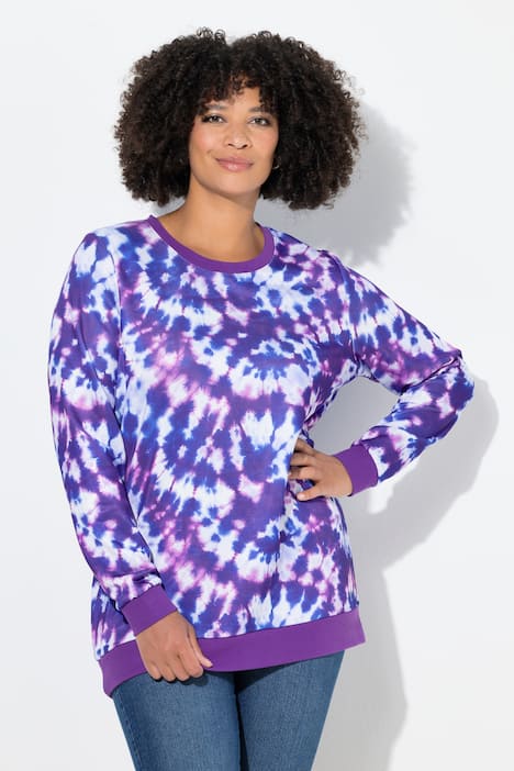 Sweatshirt, Batikmuster