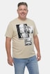 Men+ T-Shirt, Brustprint, Halbarm, Rundhals, bis 8 XL