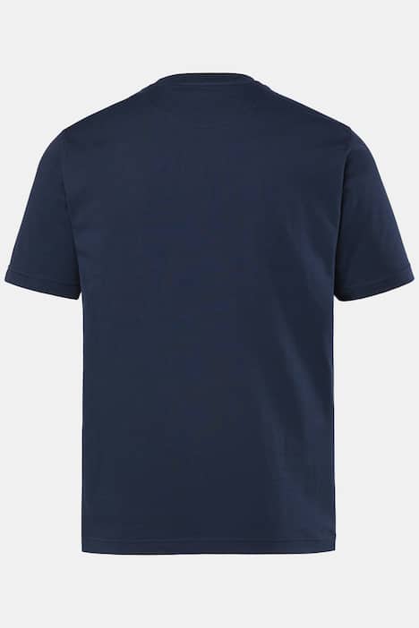T-shirt Men+ con mezze maniche, stampa sul petto e scollo a girocollo, fino alla tg. 8XL