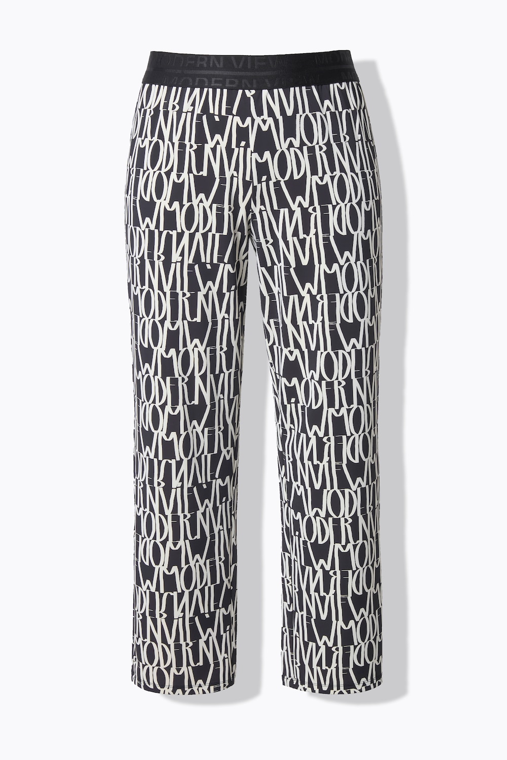 Stora storlekar Jerseybyxa Sienna, Dam, vit, storlek: 58/60, Polyester/Elastan, Ulla Popken