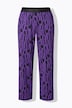 Modern View Print Elastic Waist Pants
