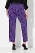 Modern View Print Elastic Waist Pants