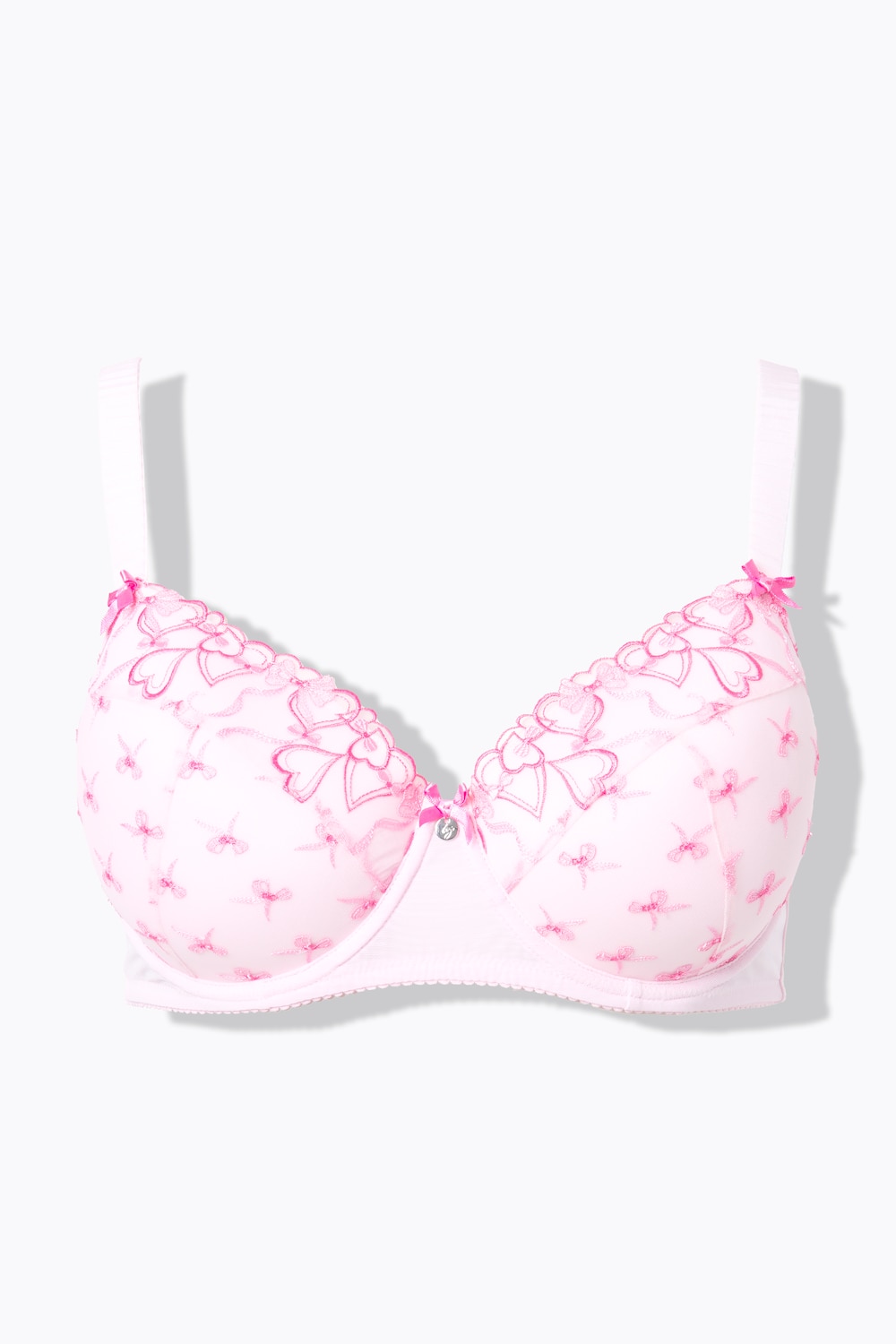 Stora storlekar TruYou Bygel-BH, Dam, rosa, storlek: 110E, Syntetfibrer/Polyester/Elastan, Ulla Popken