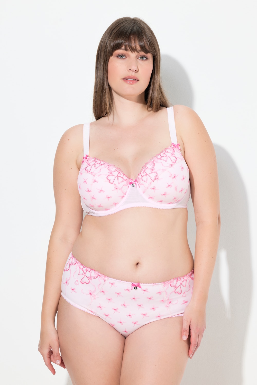 Thumbnail - Große Größen TruYou Bügel-BH, Damen, rosa, Größe: 95B, Synthetische Fasern/Polyester/Elasthan, Ulla Popken