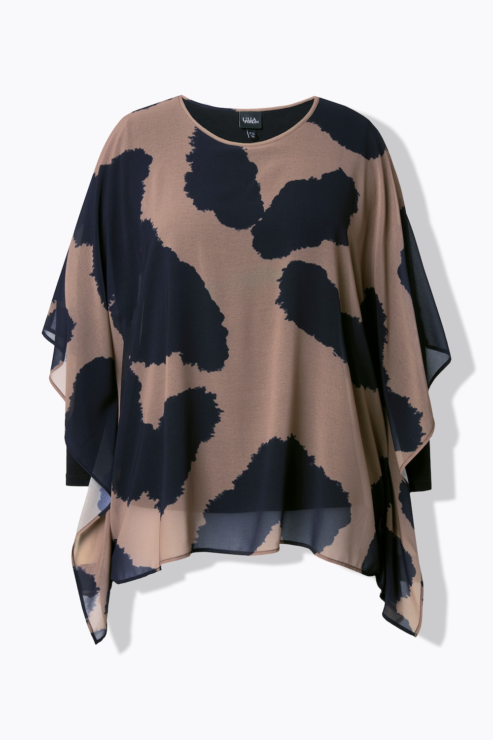 Stora storlekar Tunika, Dam, brun, storlek: 42/44, Polyester/Viskos, Ulla Popken