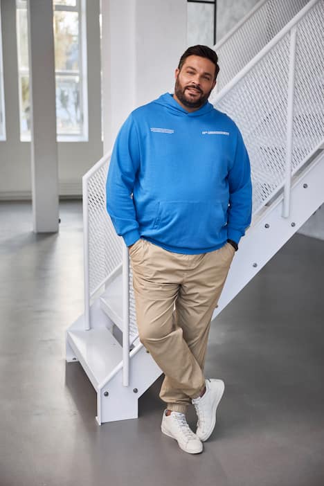 Herre+ Pull-on bukser, FLEXLASTIC®, Relaxed Fit, Elastisk linning, op til 8XL