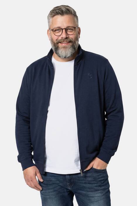 Boston Park Sweatjacke, Stehkragen, Zipper, bis 84/86