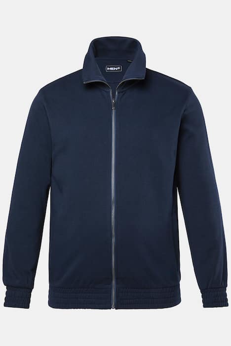 Bluza rozpinana Men+, stójka, zamek błyskawiczny, 2 kieszenie, do 8 XL