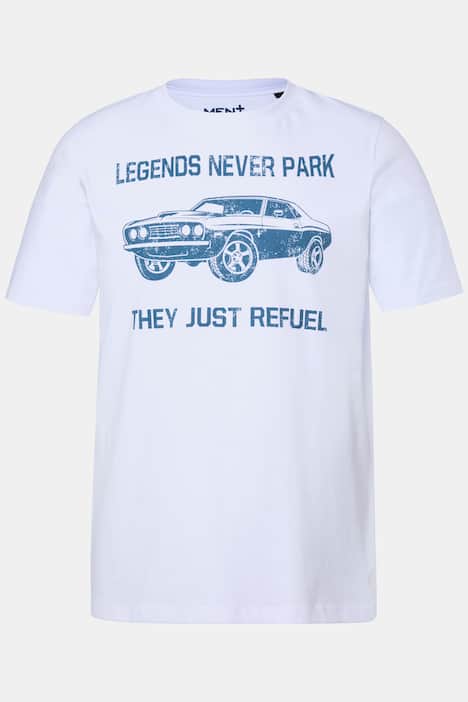 Men+ T-Shirts, 2er-Pack, Brustprint, Halbarm, Rundhals, bis 8 XL