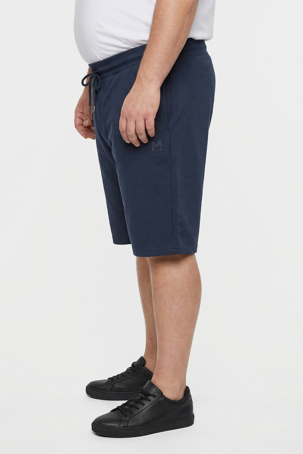 Stora storlekar Shorts i mjukistyg, Her, blå, storlek: 7XL, Bomull, Men Plus