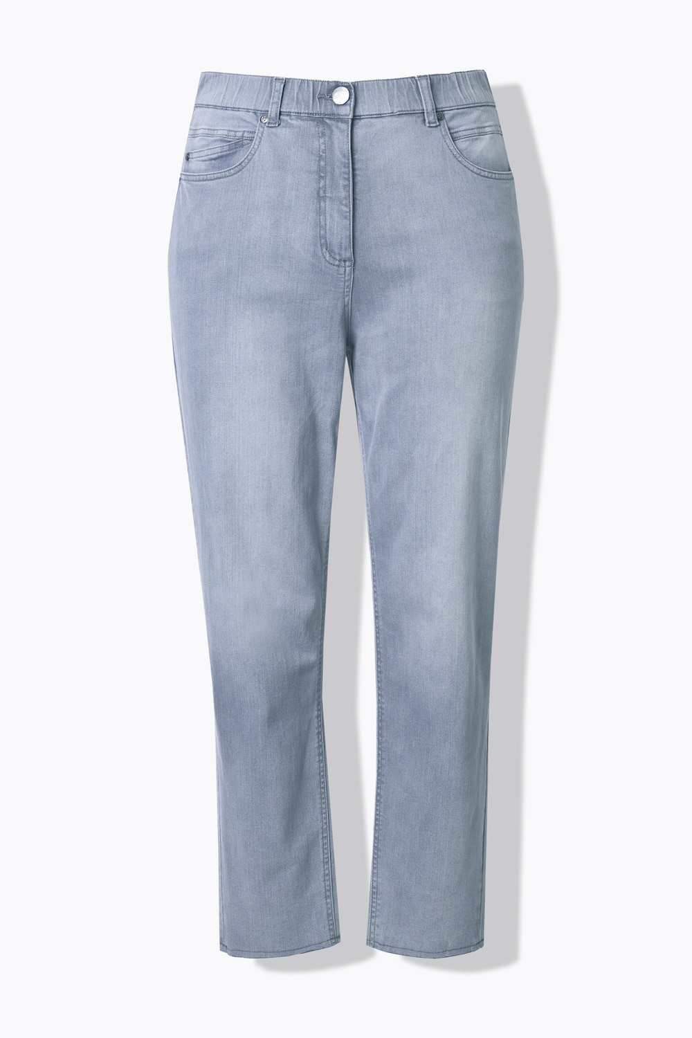 Stora storlekar Mom-jeans, Dam, beige, storlek: 46, Bomull, Ulla Popken