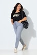Mom-Jeans, Stretchdenim, Komfortbund