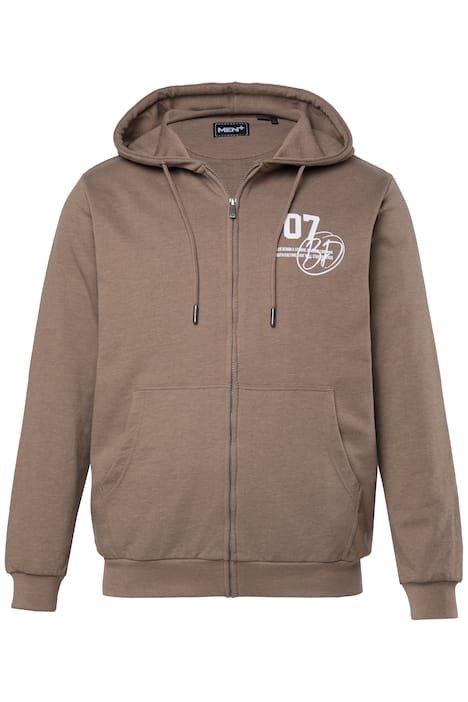 Mikina, kapuce, potisk na hrudi