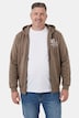 Men+ Sweatjacke, Kapuze, Brustprint, bis 8 XL