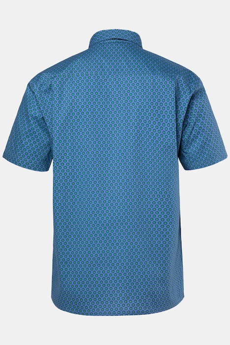 Boston Park overhemd, korte mouwen, buttondown-kraag, minimalistisch motief, Comfort Fit, tot 8XL