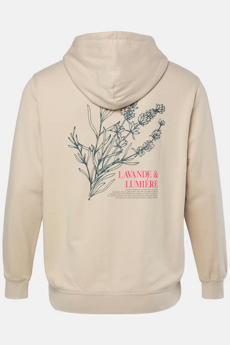 Men+ Hoodie, Kapuzen Sweater, Rückenprint, bis 8 XL