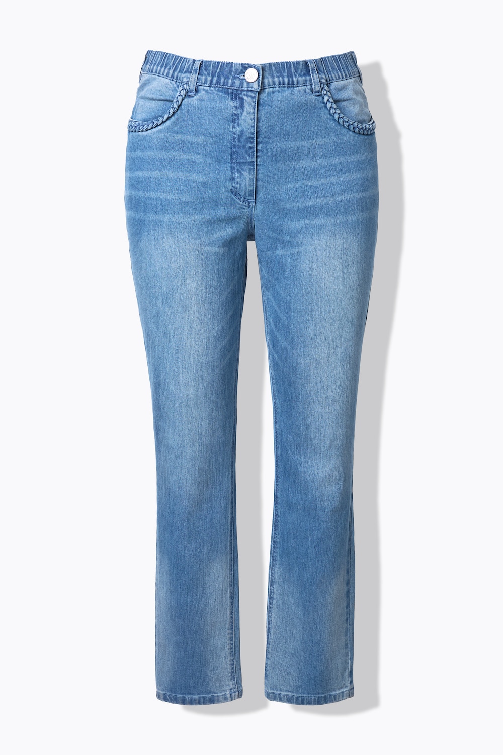 Stora storlekar Jeans Mia, Dam, blå, storlek: 42, Bomull, Ulla Popken