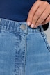 Jeans Mia, schmales, gerades Bein, Flechtdetail