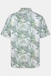 Boston Park overhemd van viscose, korte mouwen, kentkraag, bloemmotief, Comfort Fit, tot 8XL