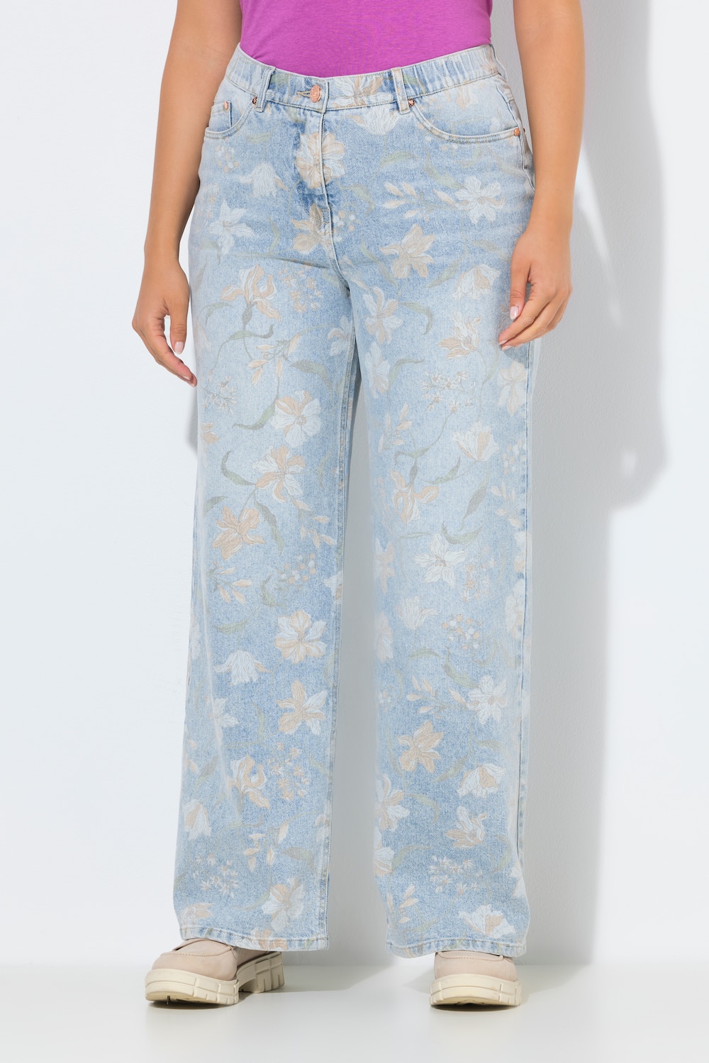 Große Größen Jeans Mary, Damen, blau, Größe: 48, Baumwolle, Ulla Popken