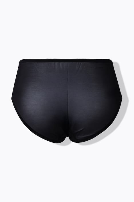 Slip midi con inserto ricamato