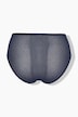 Culotte midi, empiècement brodé