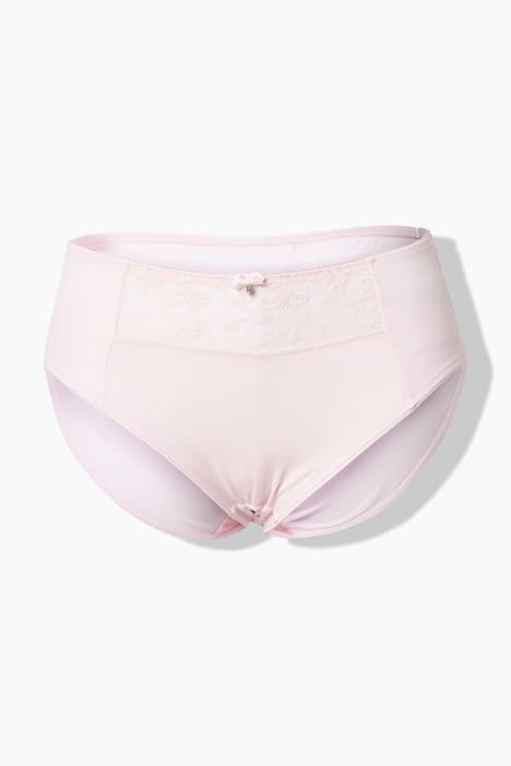 Slip midi con inserto ricamato