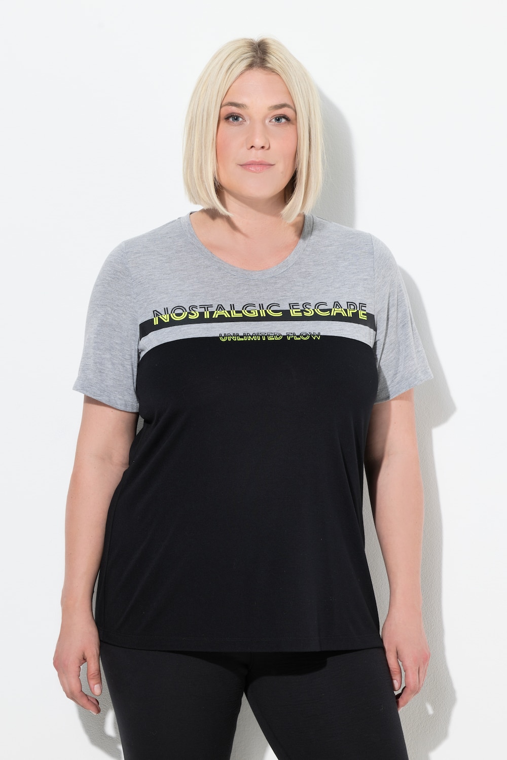 Große Größen Funktionsshirt, Damen, schwarz, Größe: 50/52, Polyester/Viskose, Ulla Popken