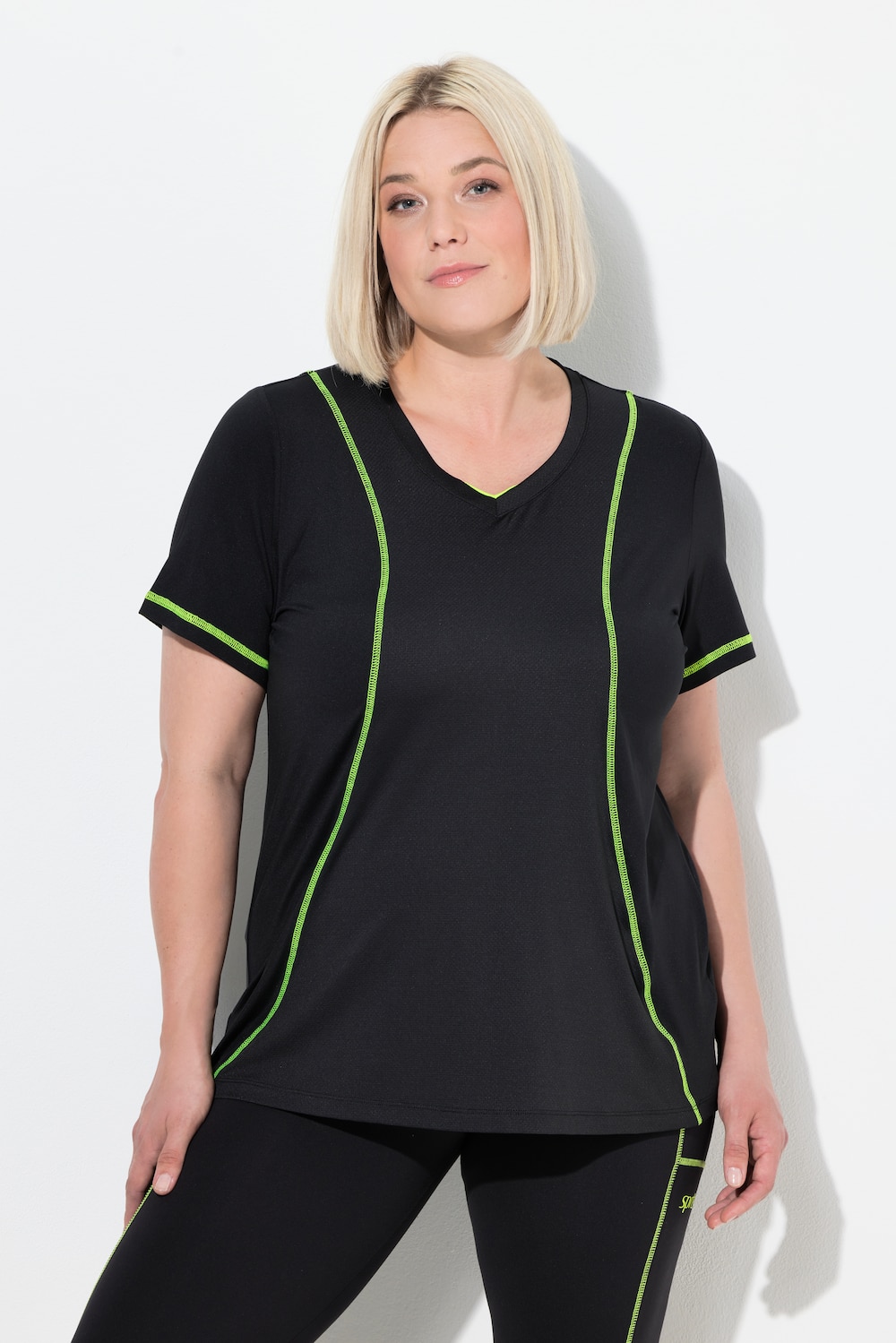 Große Größen Funktionsshirt, Damen, schwarz, Größe: 58/60, Elasthan, Ulla Popken
