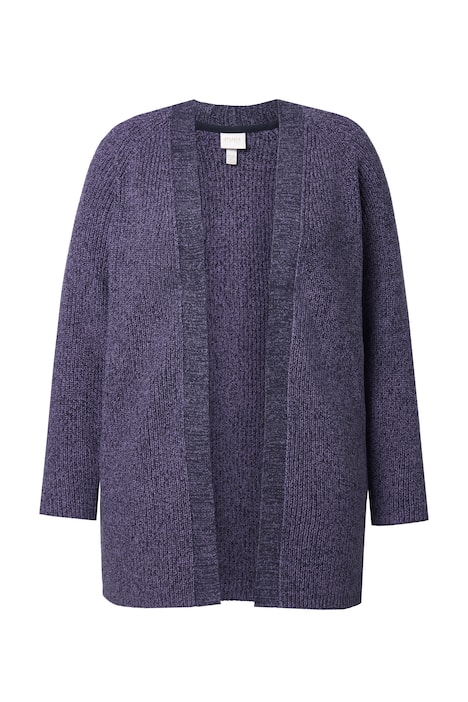 pletený svetr, žebrovaný úplet, otevřená silueta, bio-bavlna