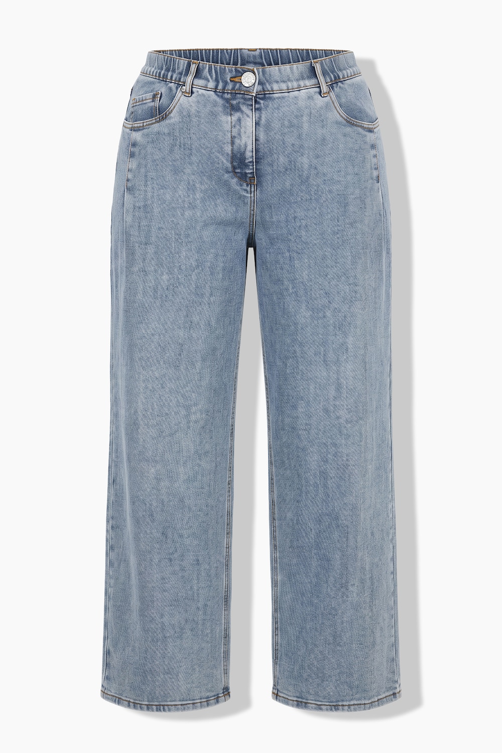 Stora storlekar Jeans Mary, Dam, blå, storlek: 21, Bomull/Polyester, Ulla Popken
