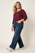 Jeans Mary, extraweit, gerades Bein, Komfortbund