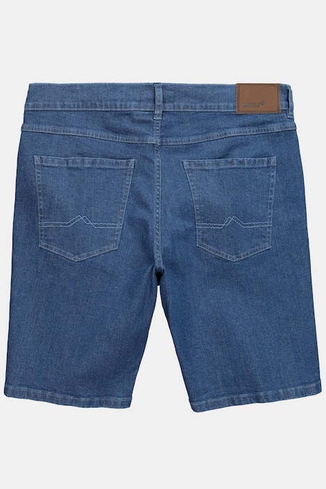Men+ Jeansbermuda FLEXLASTIC®, Denim, 5-Pocket, Straight Fit, bis 72