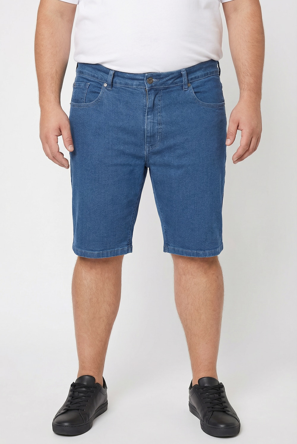 Men+ Jeansbermuda FLEXLASTIC®, Denim, 5-Pocket, Straight Fit, bis 72