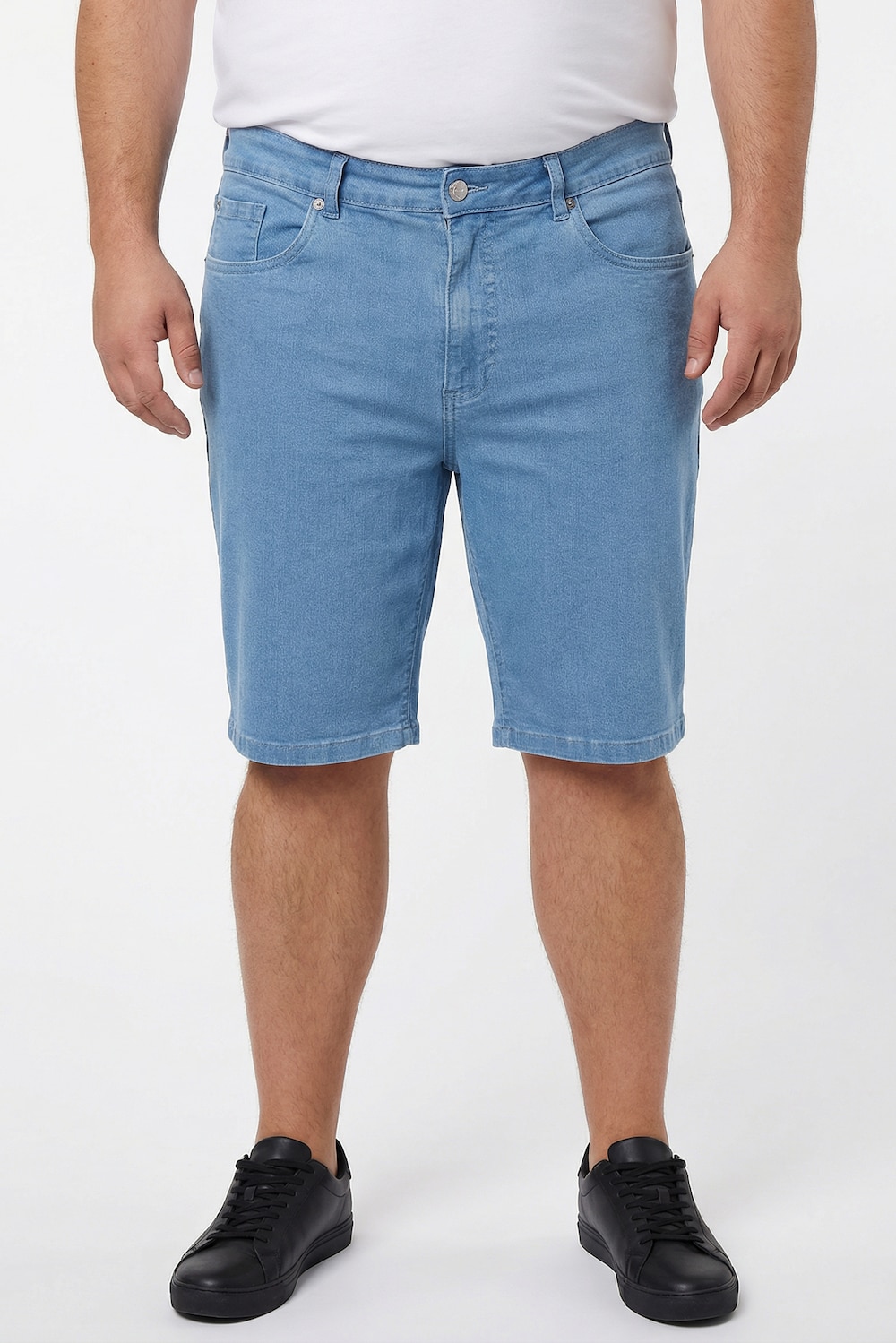 Men+ Jeansbermuda FLEXLASTIC®, Denim, 5-Pocket, Straight Fit, bis 72