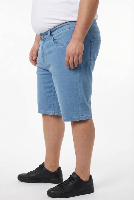 Men+ Jeansbermuda FLEXLASTIC®, Denim, 5-Pocket, Straight Fit, bis 72