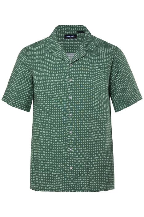 Košile, krátké rukávy, Cuba střih, viskóza