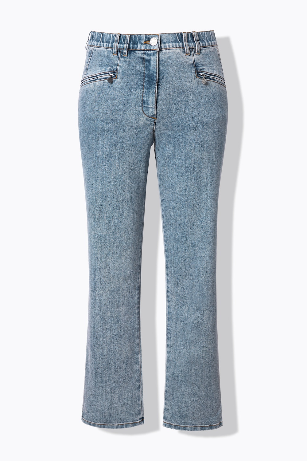 Stora storlekar Jeans Mony, Dam, blå, storlek: 46, Bomull/Polyester, Ulla Popken