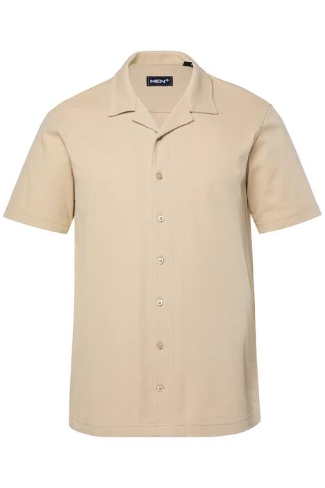 Pánská piqué košile, Cuba límec, Cuba střih, až do velikosti 8 XL