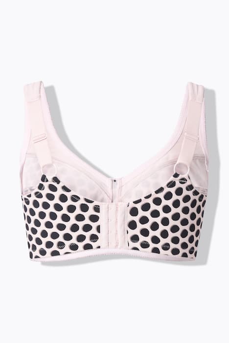 Entlastungs-BH, Punkte, ohne Bügel, Cup C - F