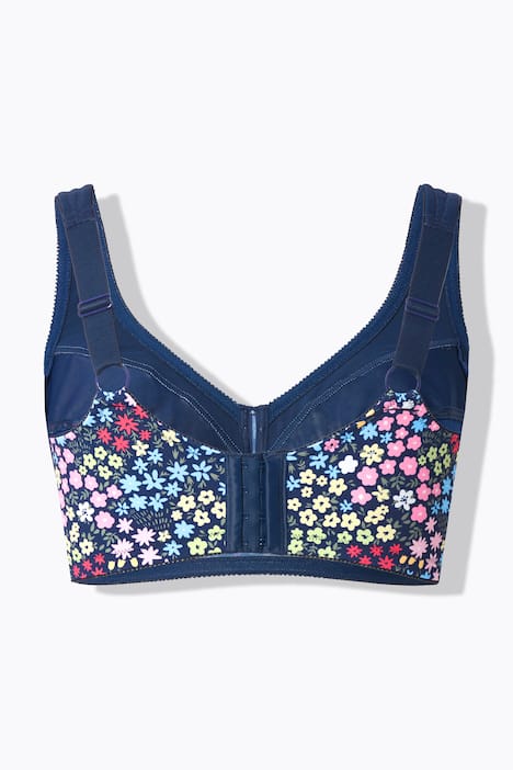 Entlastungs-BH, Blüten, ohne Bügel, Cup C - F