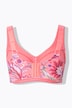 Entlastungs-BH, floraler Druck, ohne Bügel, Cup C - F