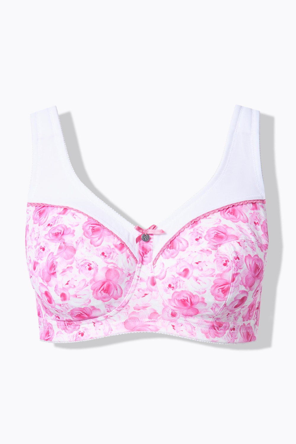 Stora storlekar Stöd-BH, Dam, rosa, storlek: 95F, Syntetfibrer, Ulla Popken