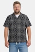 Men+ Hemd, Halbarm, Alloverdruck, Cubakragen, Cuba Fit, bis 8 XL