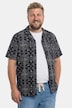 Men+ Hemd, Halbarm, Alloverdruck, Cubakragen, Cuba Fit, bis 8 XL
