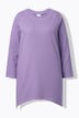 Eco Cotton Waffle Pique Pointed Hem Knit Tunic