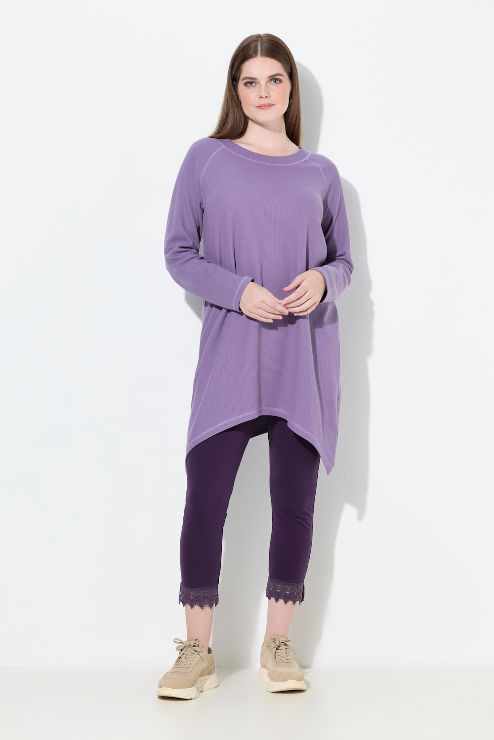 Große Größen Shirt, Damen, lila, Größe: 58/60, Baumwolle, Ulla Popken