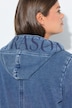 Sweatjacke in Denimlook