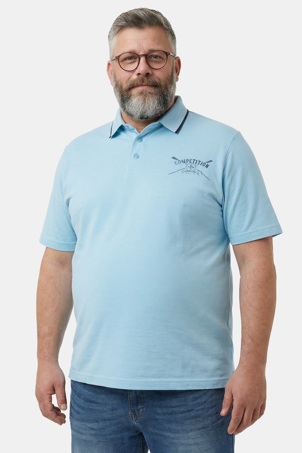 Boston Park Poloshirt, Halbarm, Piqué, bis 84/86